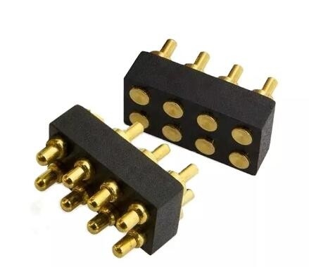 5p 12p ελατήριο δοκιμαστικό ανιχνευτή Pogo Pin On Connector Χρυσό επιχρισμένο χάλκινο Pogo Pin 15mm