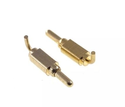 Πίνακας PCB 10mm Ελατήριο φορτισμένο με δεξιά γωνία POGO Pin Μαγνητικό 7.0MM 90 μοίρες