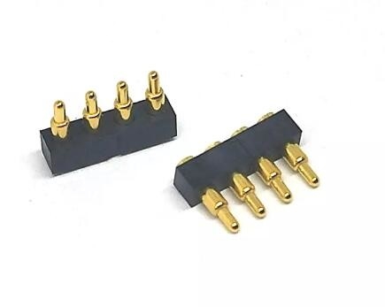 Δυνατός σύνδεσμος Pogo Pin Usb Χρυσό επιχρυσωμένο Solder Αδιάβροχο 2 Pin
