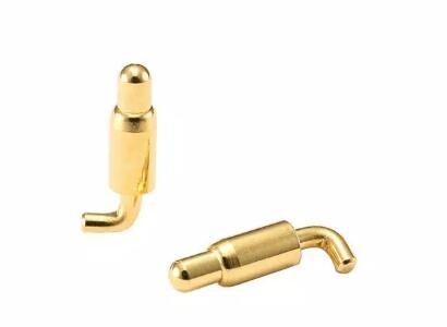 Χρυσός δεξιά γωνία POGO Pin Brass Spring Loaded Pin Connector για θέρμανση στοιχείο