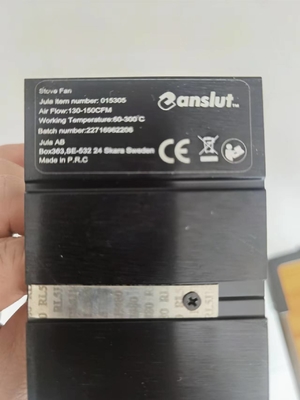 OEM ODM Heat Powered Sove Fan 0,01mm Alu. Εφαρμογή ABS Home