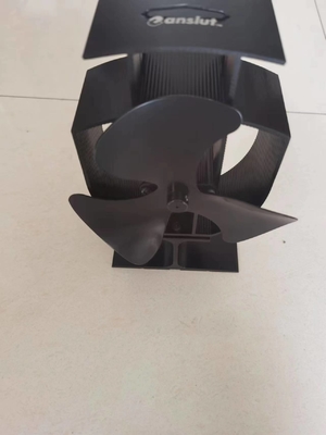 OEM ODM Heat Powered Sove Fan 0,01mm Alu. Εφαρμογή ABS Home