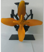 OEM ODM Θερμοκίνητος ανεμιστήρας φούρνας 0,01mm Alu ABS Οικιακή εφαρμογή